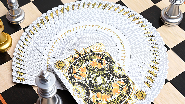 Chess White Playing Cards