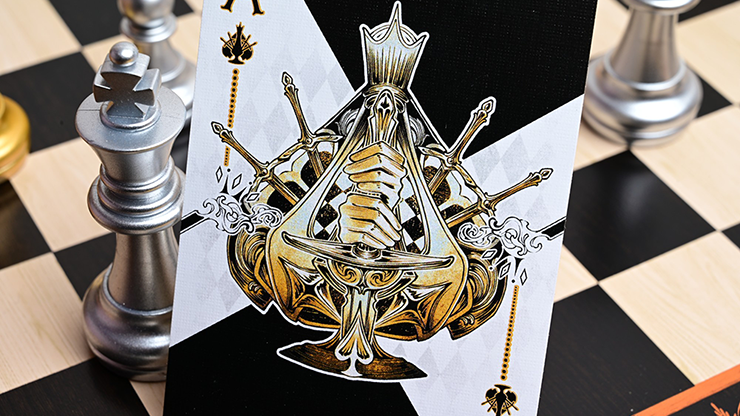 Chess White Playing Cards