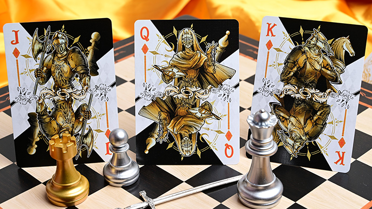 Chess White Playing Cards