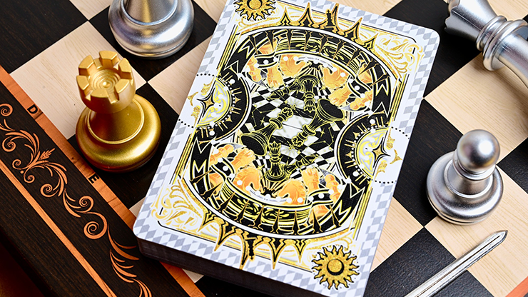 Chess White Playing Cards