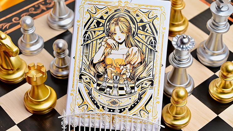 Chess White Playing Cards