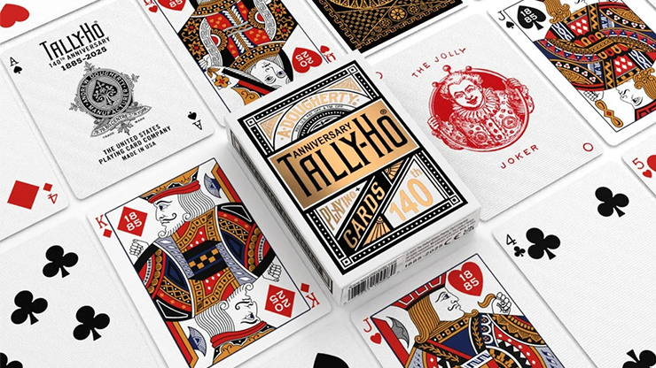 Tally Ho 140th Anniversary (Metaluxe) Playing Cards
