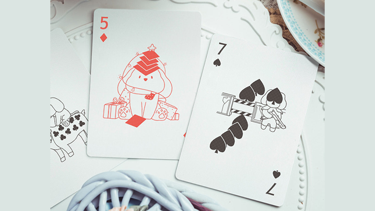Puppy Diary - Green Limited Edition Playing Cards by