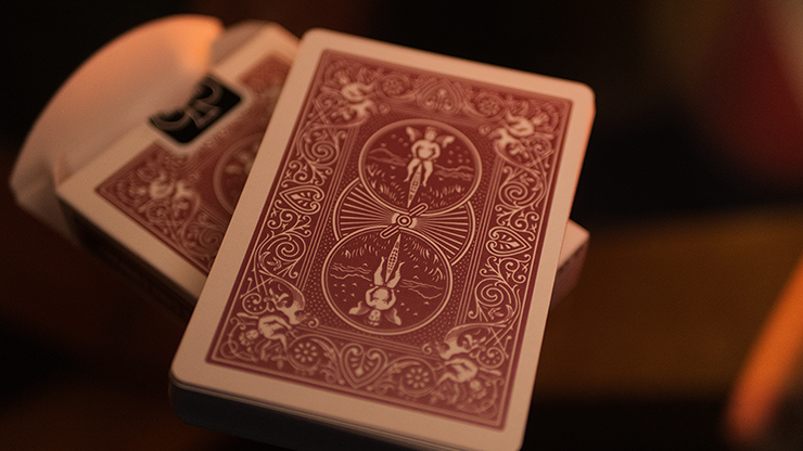 Bicycle Metallic Ruby Playing Cards