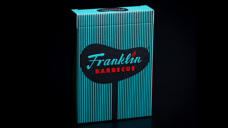 Franklin BBQ Retro Black Playing Cards