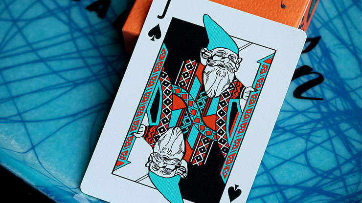 Franklin BBQ Classic Orange Playing Cards
