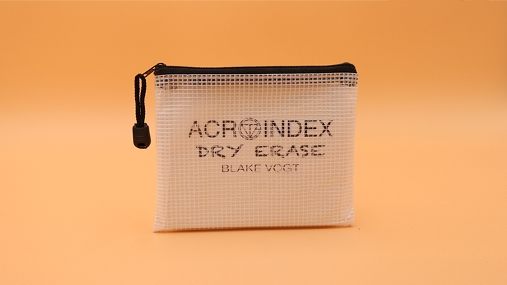 Six Acro Index (3"x5") Dry Erase - Blake Vogt - The Online Magic Store