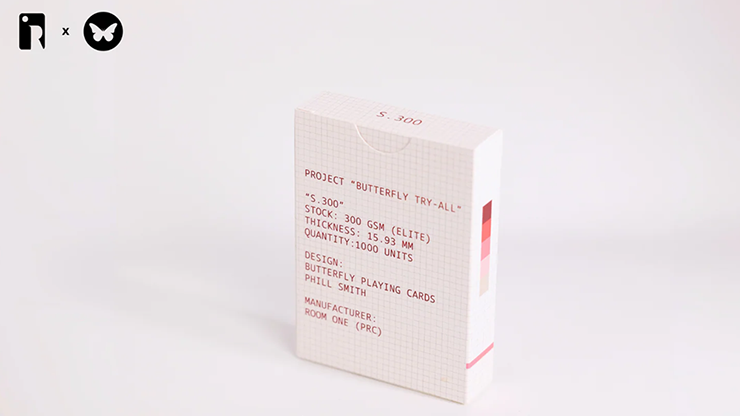 Room One X Butterfly Present Butterfly Try All Playing Cards (300G)