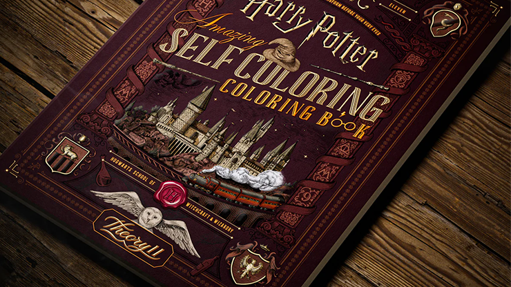 Harry Potter Self-Coloring Book