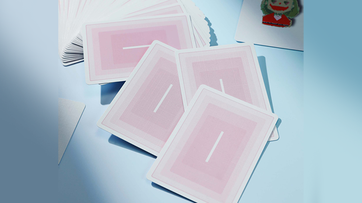 Yuci Morandi Pink 5th Playing Cards
