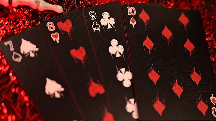 Crimson Maple Playing Cards