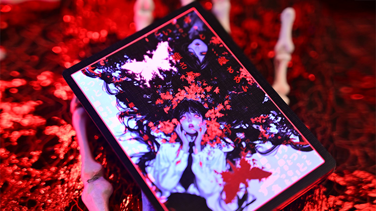 Crimson Maple Playing Cards