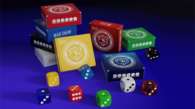 Regular Dice Set (9 Normal Dice) (Transparent Red)