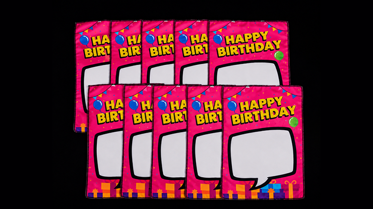 Birthday Silk Surprise Refill (10 Silks) (Pink)
