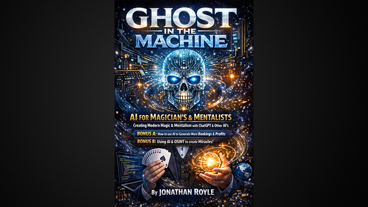 Ghost in the Machine AI for Magicians and MentalistsCreating Modern Magic & Mentalism with ChatGPT & Other AI's (eBook)