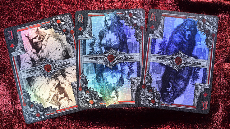 Trinity of Night - Werewolf Holo Playing Cards