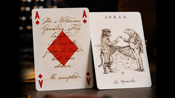 Le Voyage Du Chat Rouge Playing Cards