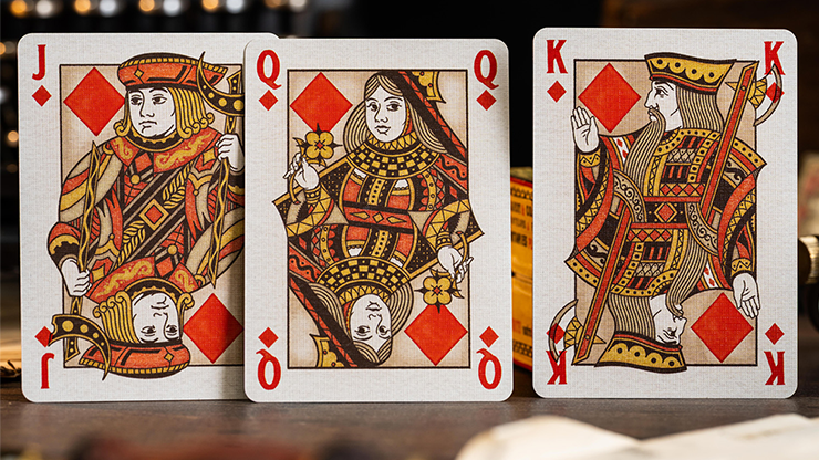 Le Voyage Du Chat Rouge Playing Cards