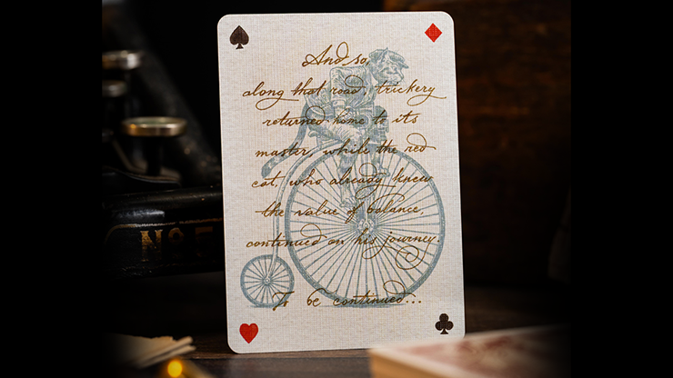 Le Voyage Du Chat Rouge Playing Cards