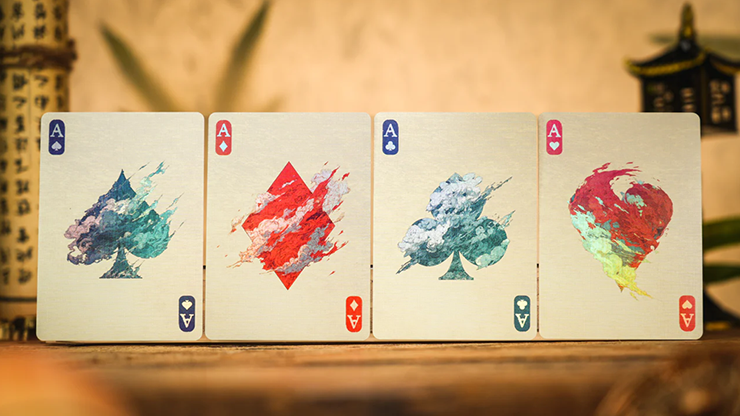 Ancient Relics Seat Playing Card (Orange)