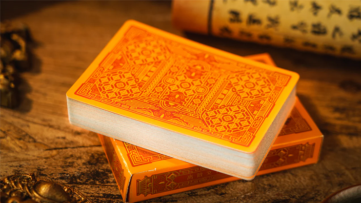 Ancient Relics Seat Playing Card (Orange)