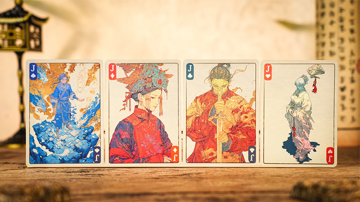Ancient Relics Seat Playing Card (Orange)