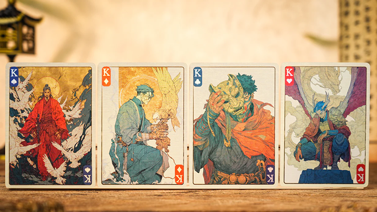 Ancient Relics Seat Playing Card (Orange)