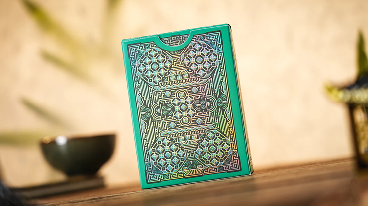 Ancient Relics Culture Playing Card (Teal)