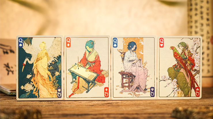 Ancient Relics Culture Playing Card (Teal)