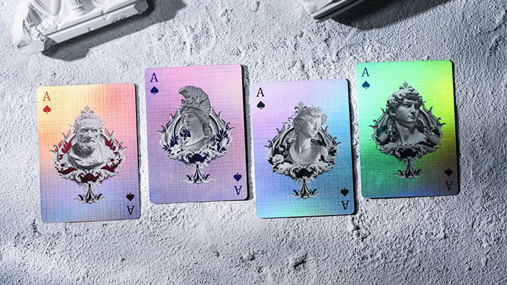 Alabaster Athena HOLO Playing Cards