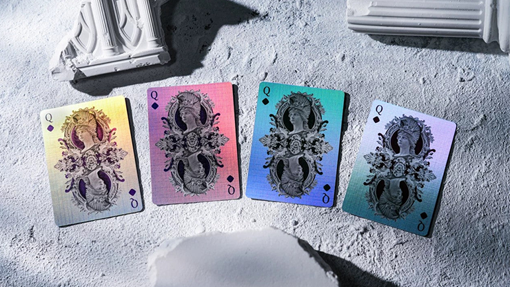 Alabaster Athena HOLO Playing Cards