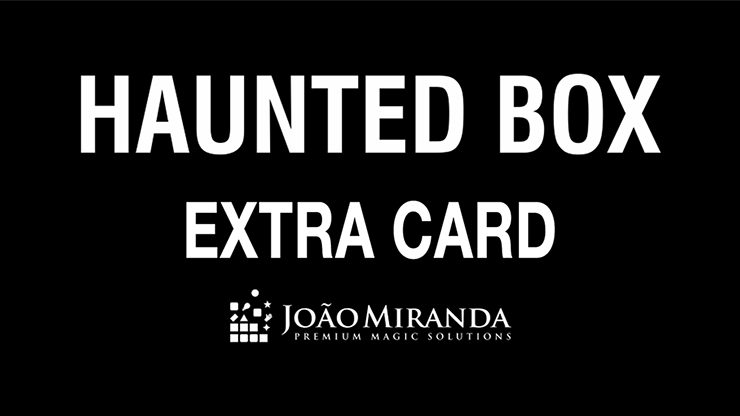 Haunted Box Extra Gimmicked Card (Blue) - João Miranda