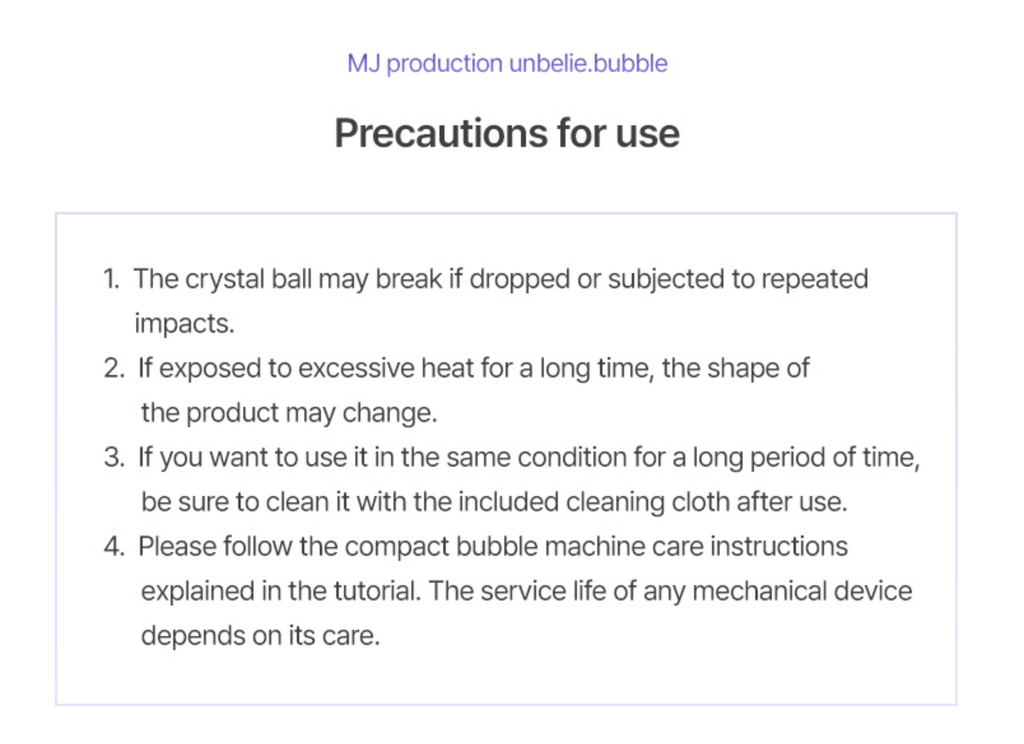 Unbelie.Bubble - MJ Production - The Online Magic Store