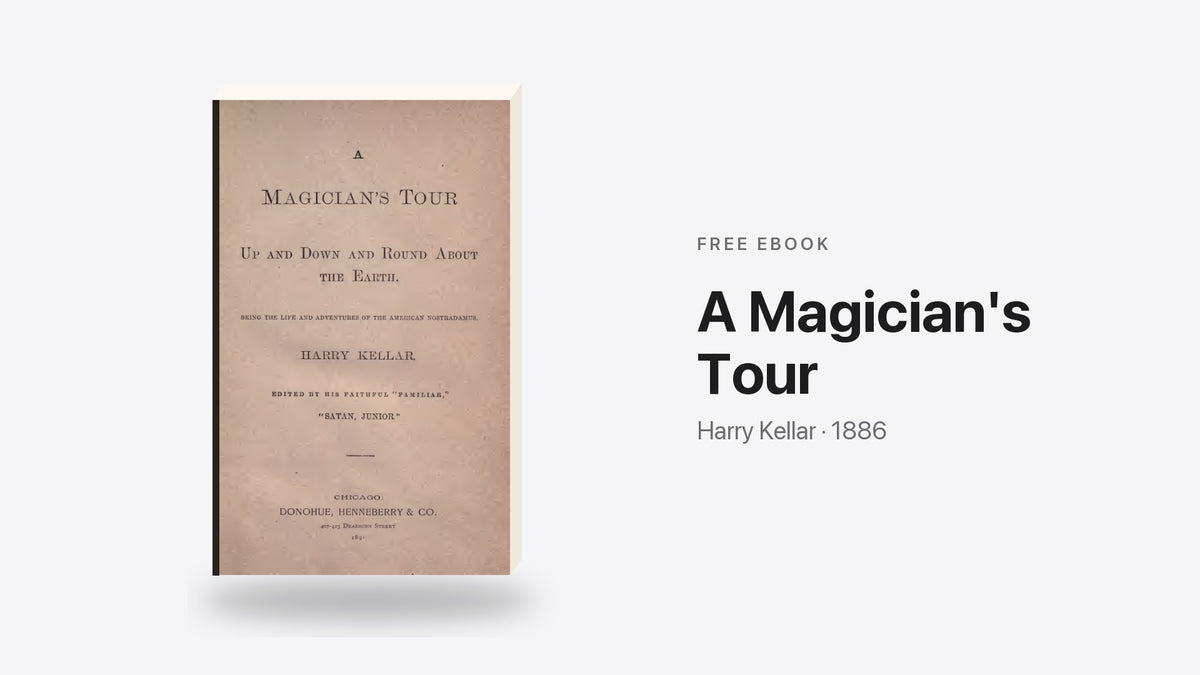 A Magician's Tour by Harry Kellar - free eBook cover