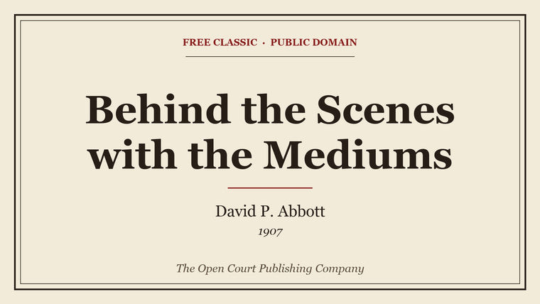 Behind the Scenes with the Mediums
