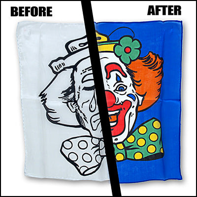 Happy / Sad Clown Silk Set (18 inch) Magic