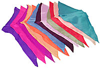 12 inch Diamond Cut Silks - 12-pack (Assorted Colors)