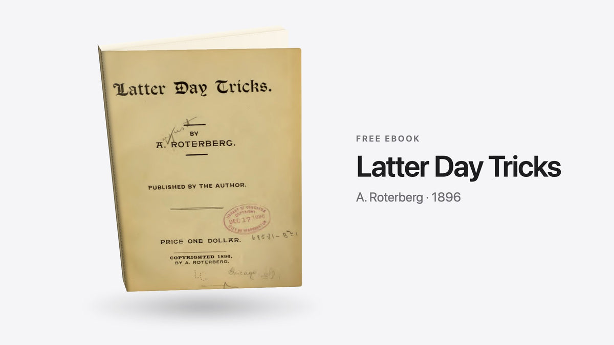Latter Day Tricks by A. Roterberg - free eBook cover