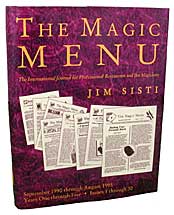 Magic Menu: Years 1 through 5