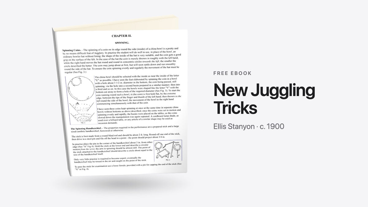 New Juggling Tricks by Ellis Stanyon - free eBook cover