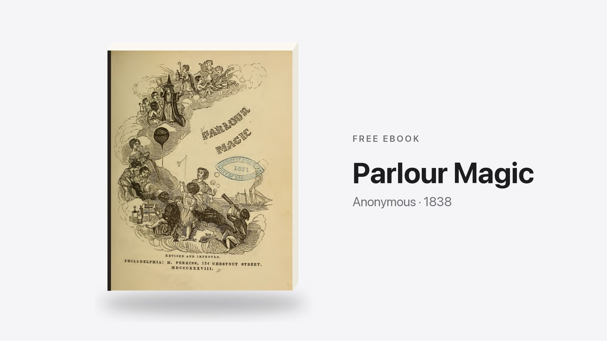 Parlour Magic by Anonymous - free eBook cover