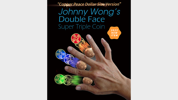Double Face Super Triple Coin (Copper Peace Dollar Version)