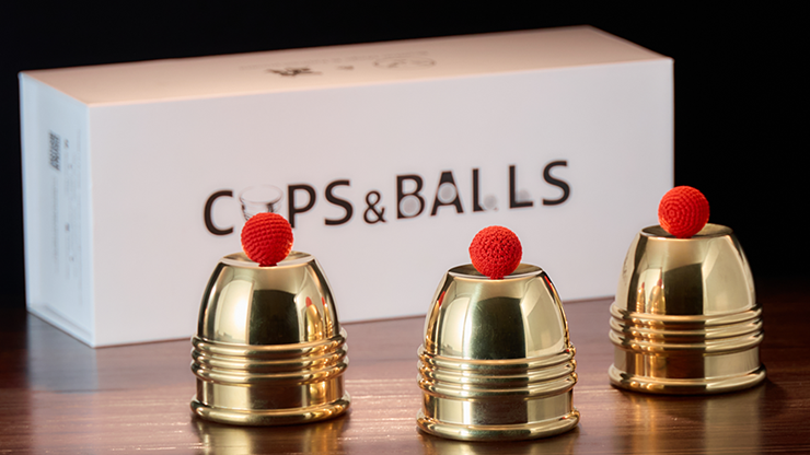 Cups and Balls Set (Brass)