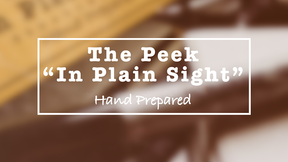 The Peek- In Plain Sight