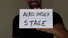 Acro Index Dry Erase Large 5"x8"(Gimmicks and Online Instructions)