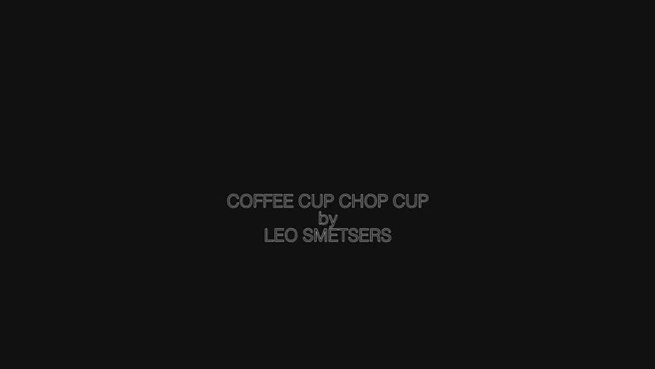 Coffee Cup Chop Cup (3 cups and 2 balls)
