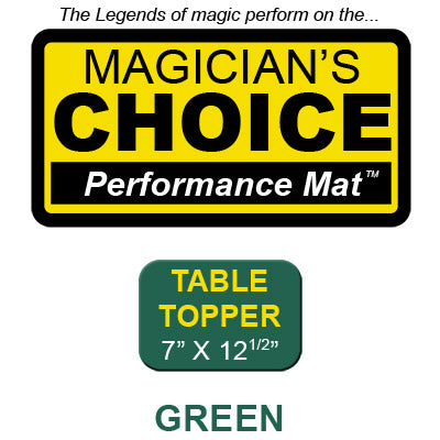 Table Topper Close-Up Mat (GREEN - 7x12.5)