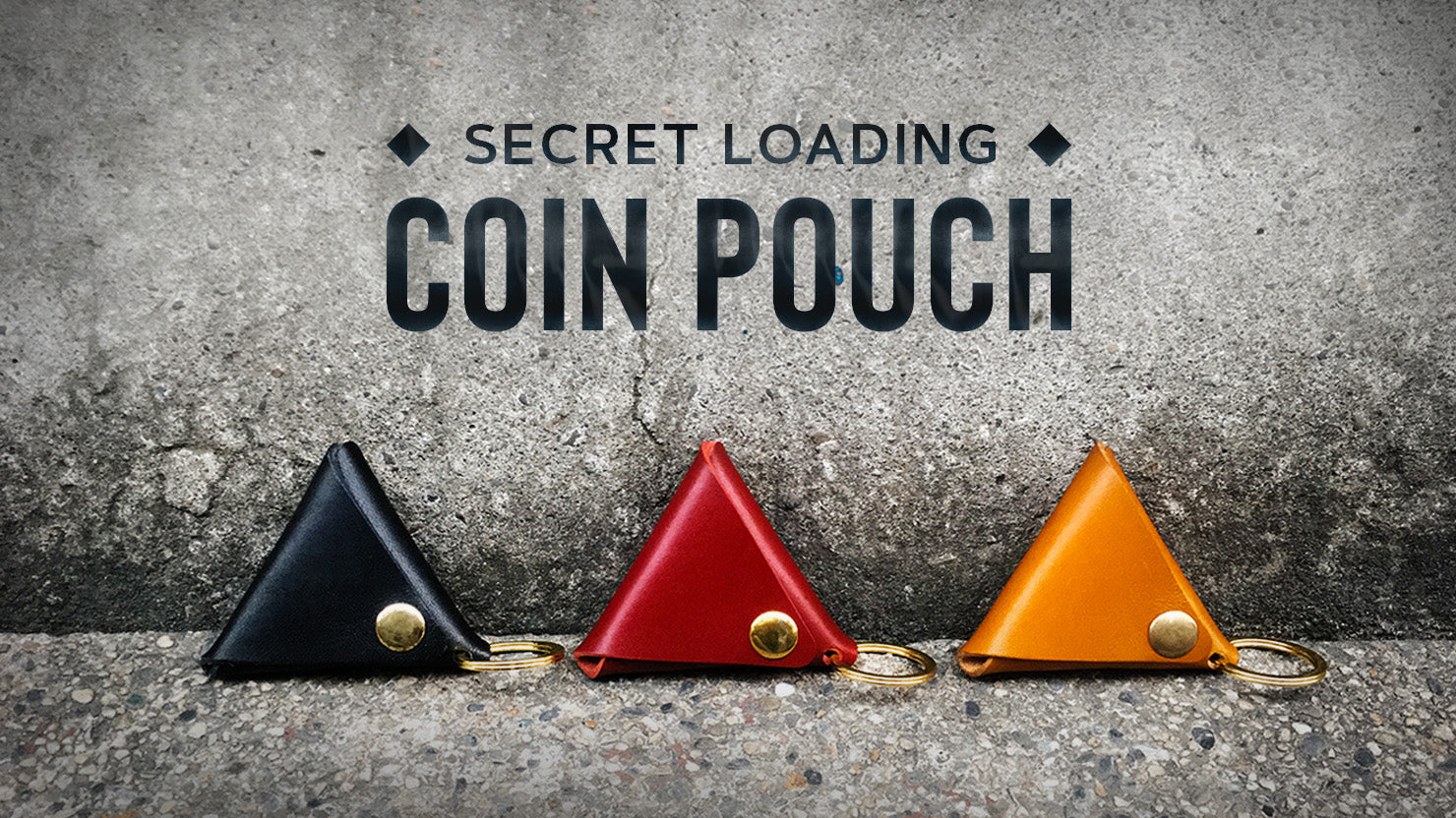 Secret Loading Coin Pouch