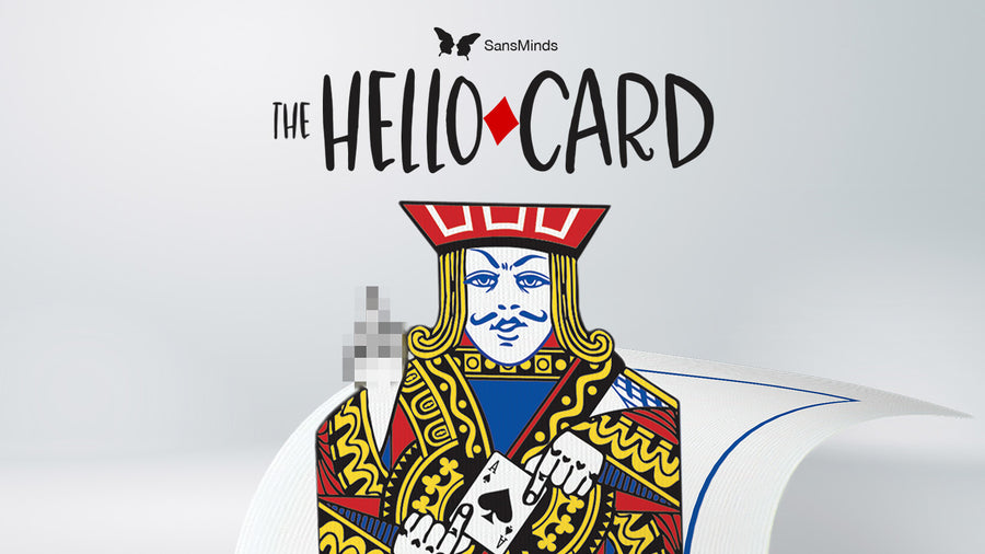 Hello Card - SansMinds Creative Lab