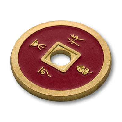 Chinese Coin (CH0019) Black & Red